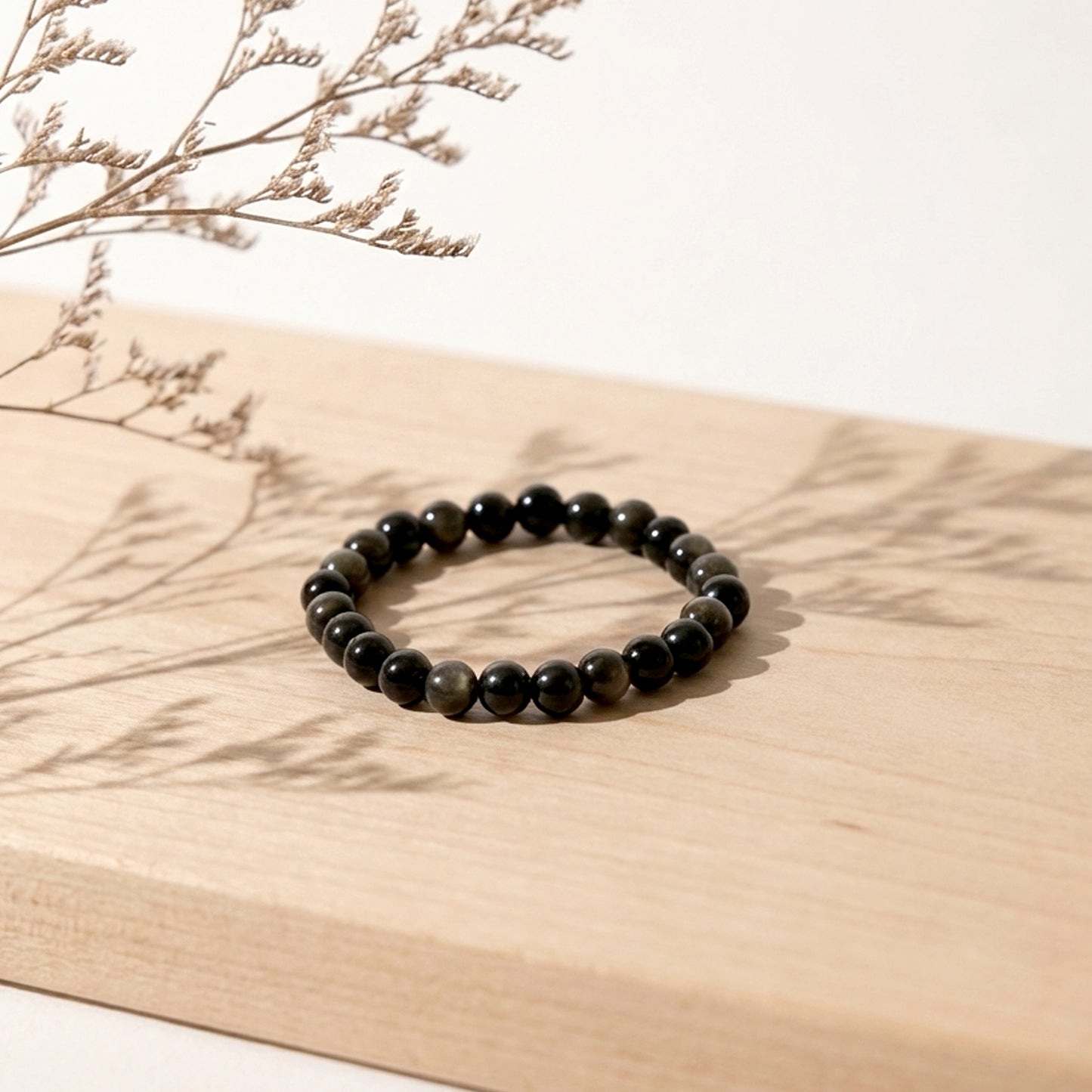 Seven Chakra + Serpentine + Obsidian Bracelet Bundle